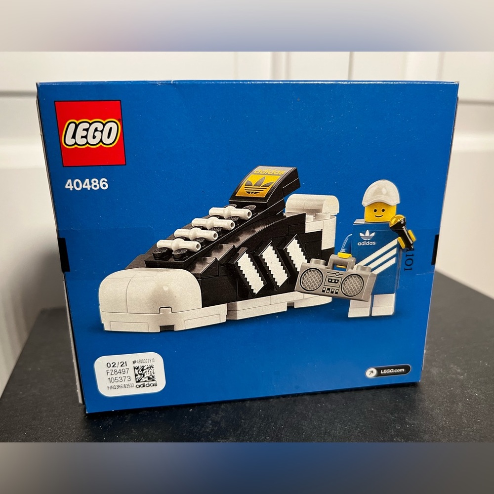 Sealed Adidas Originals Superstar Lego Set